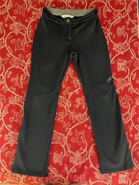 Womens Cloudveil Black fleece lined performance Pants - sz small, zipper cuffs